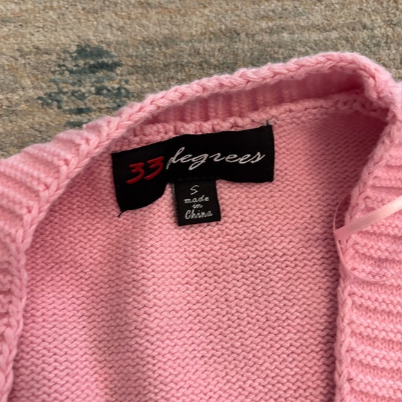 Target Pink Heart Pattern Sweater small - Picture 3 of 3